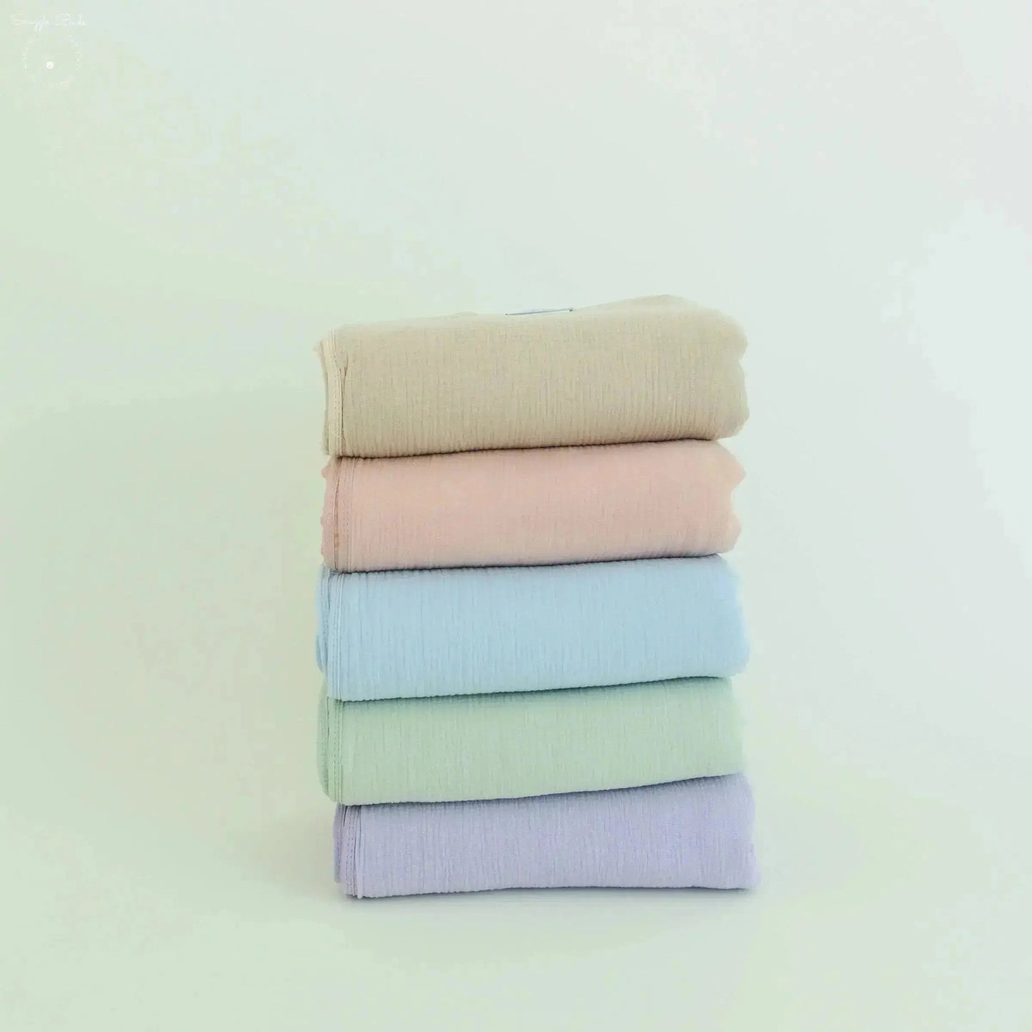 100% Muslin Cotton Blanket β Sage Green Solid (Available in Two Sizes) Snuggle Buds
