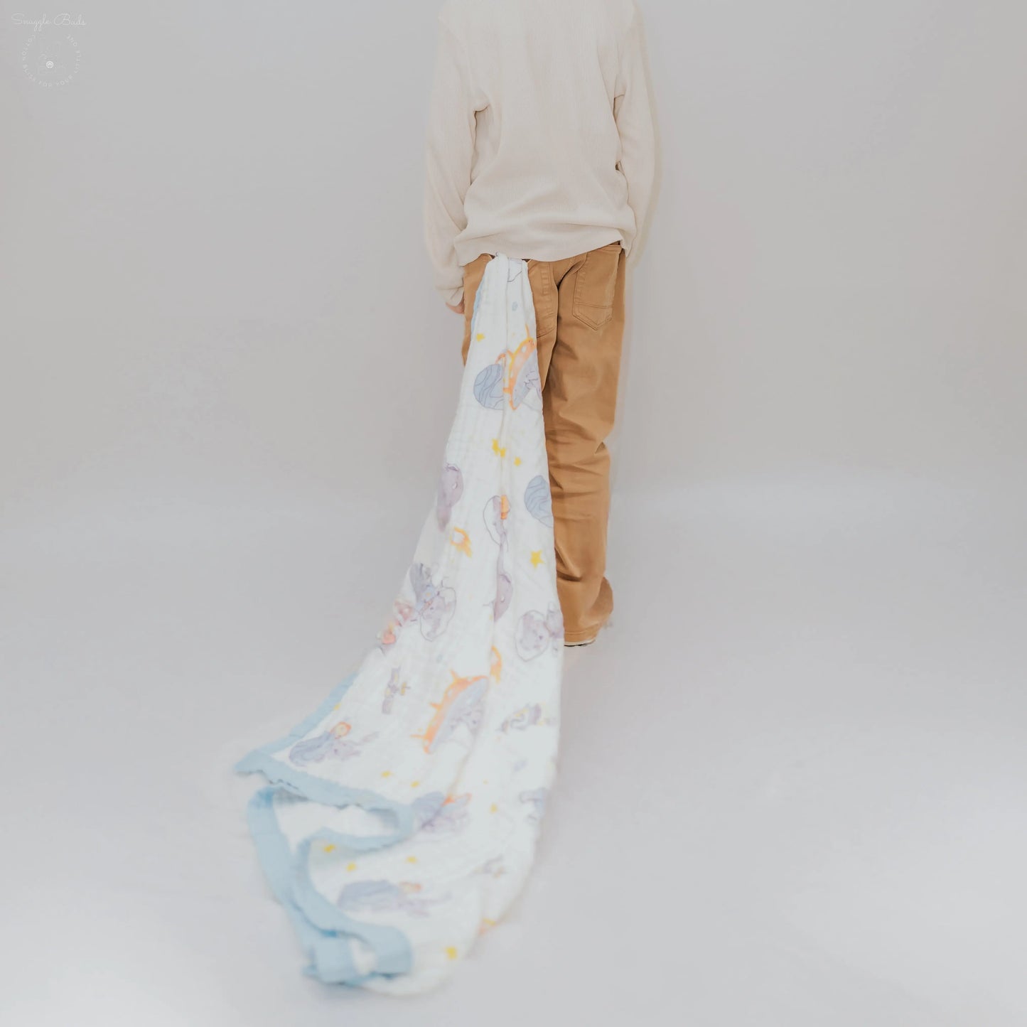 Hoppy Cosmic Adventures Muslin Baby Blanket ๐๐ My Store