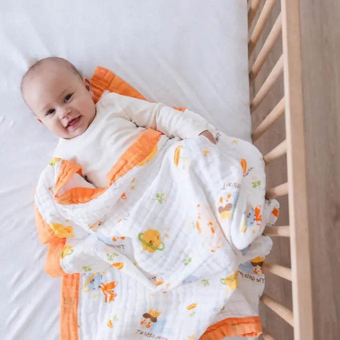 Little Prince Muslin Baby Blanket 👑✨ My Store
