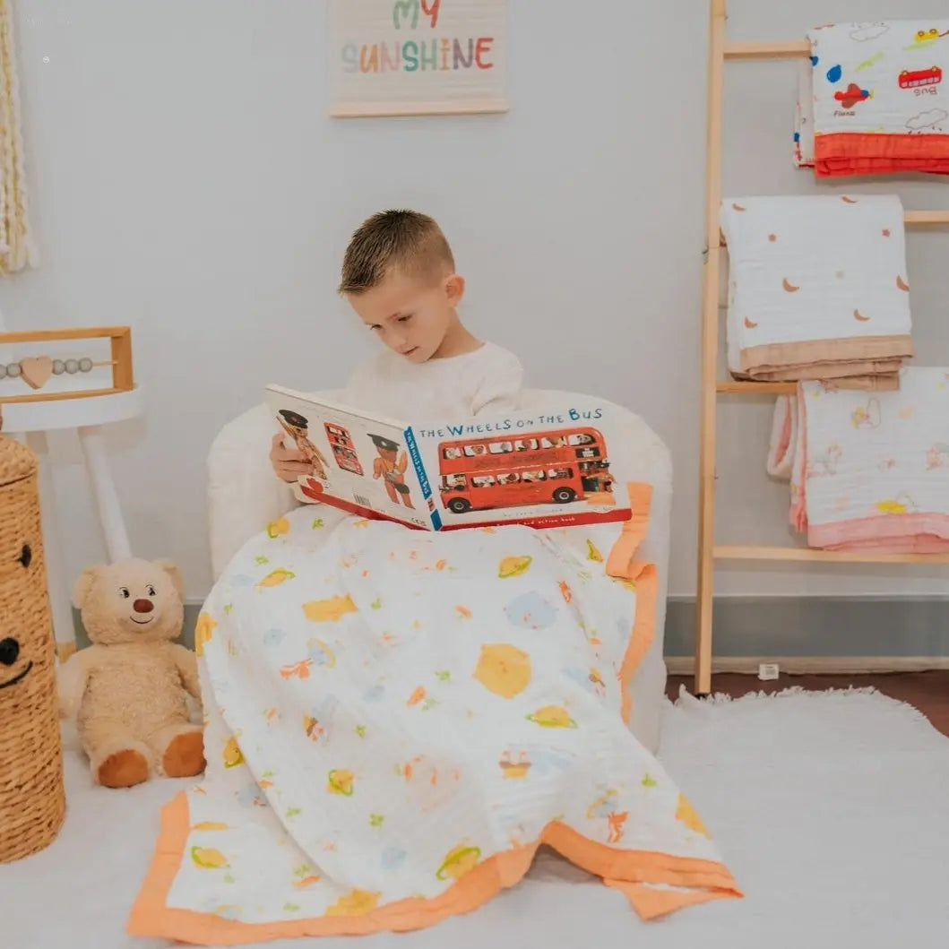 Little Prince Muslin Baby Blanket 👑✨ My Store