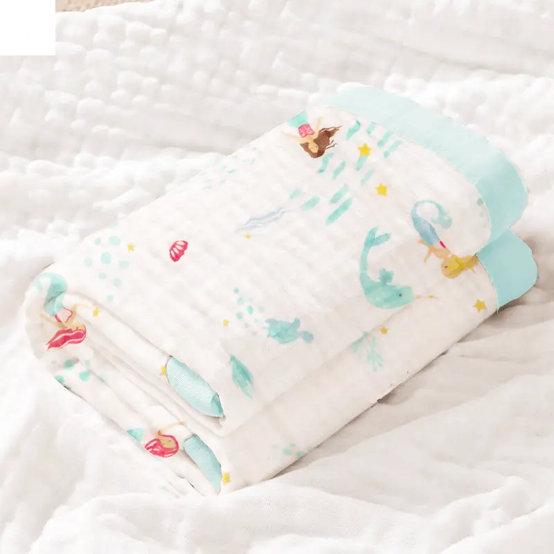 Magical Mermaid Muslin Baby Blanket 🧜♀️✨ My Store