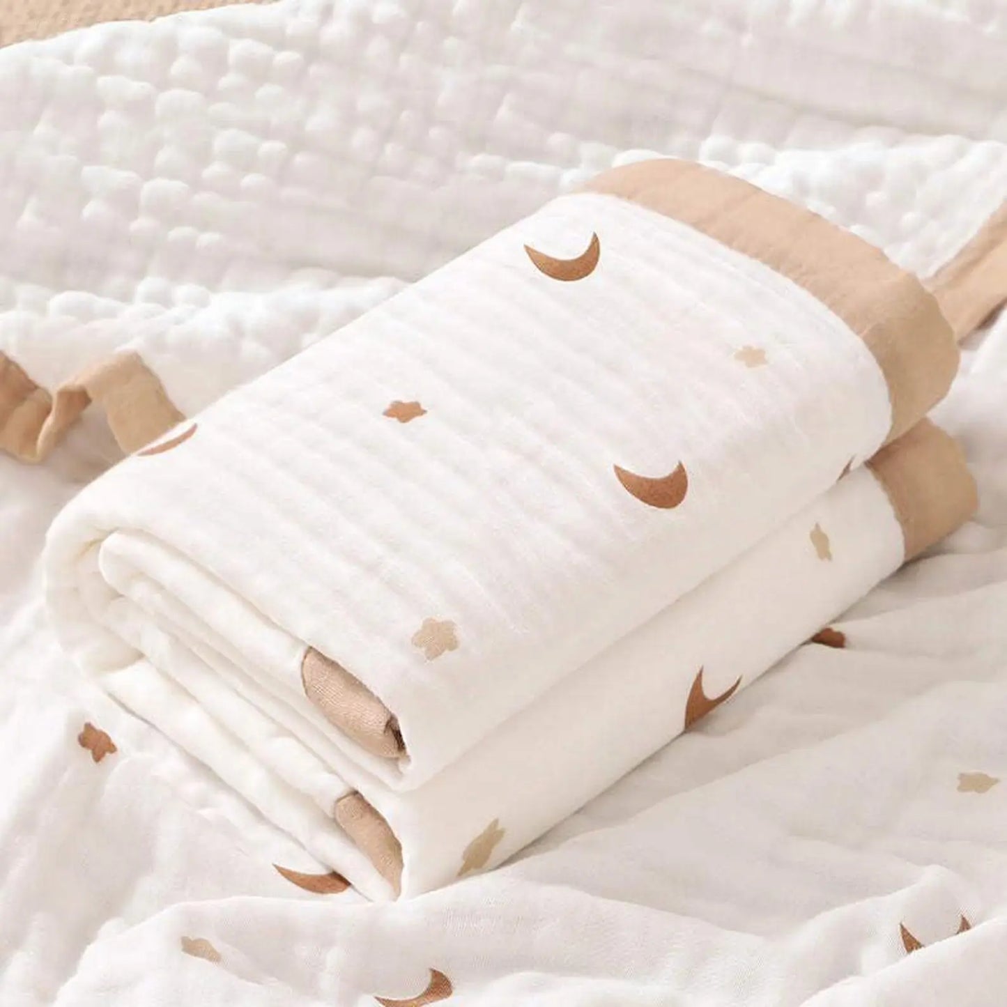 Moonlit Dreams Muslin Baby Blanket 🌙 My Store