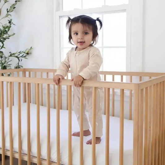 Moonlit Dreams Zipped Onesie (0–12 Months) – 100% Cotton Muslin Baby Sleepwear Snuggle Buds