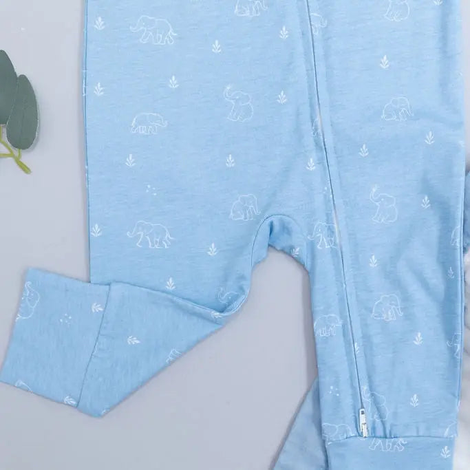 Zipped Onesie (0–12 Months) – Tiny Trunks Snuggle Buds