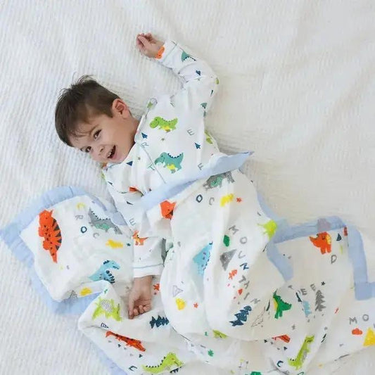 Dino Blanket + Dino Dreams PJs Bundle Snuggle Buds