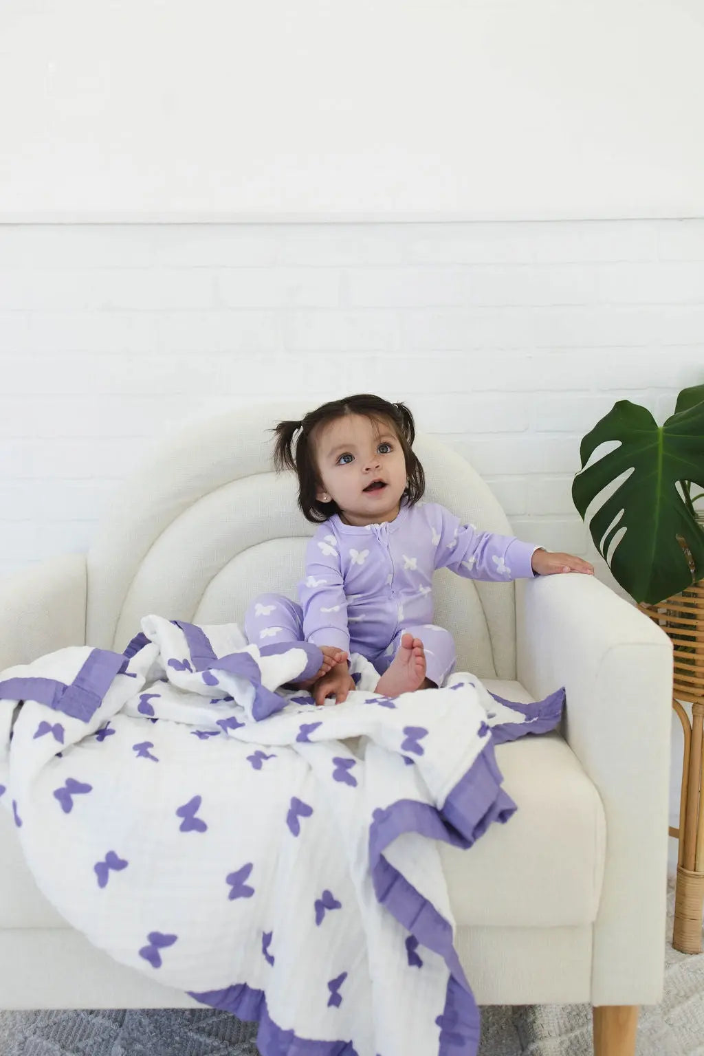 Butterfly Blanket + Butterfly PJs Bundle Snuggle Buds