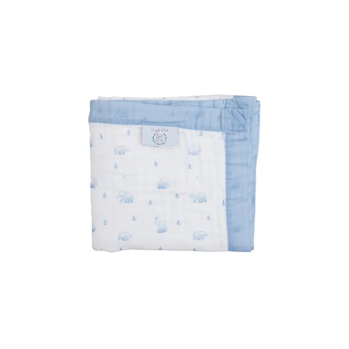 Cotton Muslin Baby Quilt - Tiny Trunks My Store