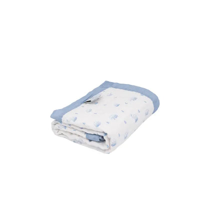 Cotton Muslin Baby Quilt - Tiny Trunks My Store