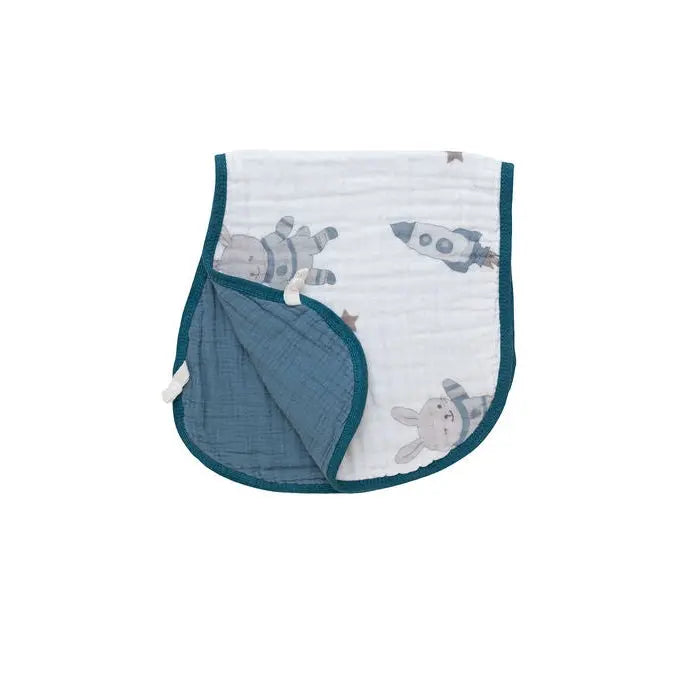 Hoppy Cosmic Muslin Bib & Burp Cloth Set Snuggle Buds