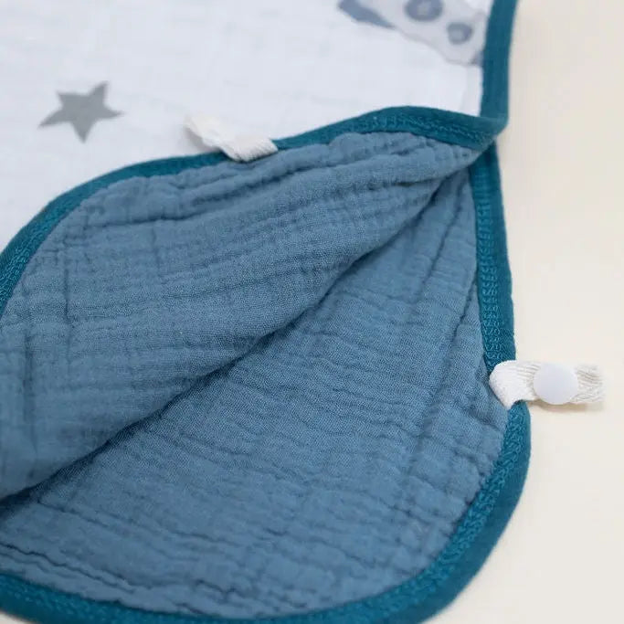 Hoppy Cosmic Muslin Bib & Burp Cloth Set Snuggle Buds