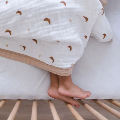 Moonlit Dreams Muslin Baby Blanket 🌙 My Store