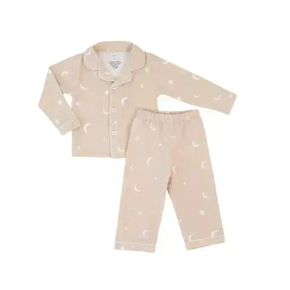 Cotton Stretch Pajamas – Moonlit Dreams Night Sky Print for Toddlers & Kids (12M–4Y)  Snuggle Buds