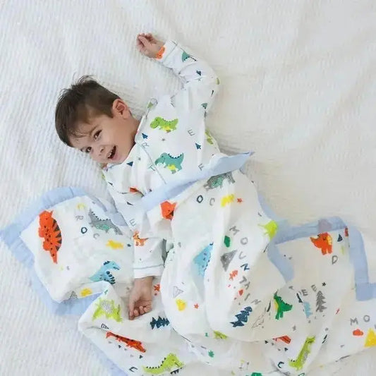 Dino Blanket + Dino Dreams PJs Bundle Snuggle Buds
