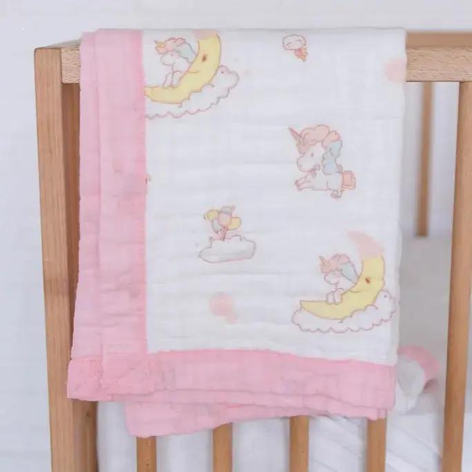Llama Love Muslin Baby Blanket 🦙💖 My Store