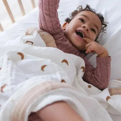 Moonlit Dreams Muslin Baby Blanket 🌙 My Store