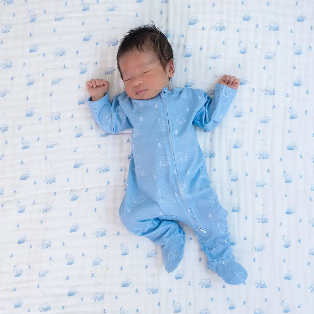 Zipped Onesie (0–12 Months) – Tiny Trunks Snuggle Buds